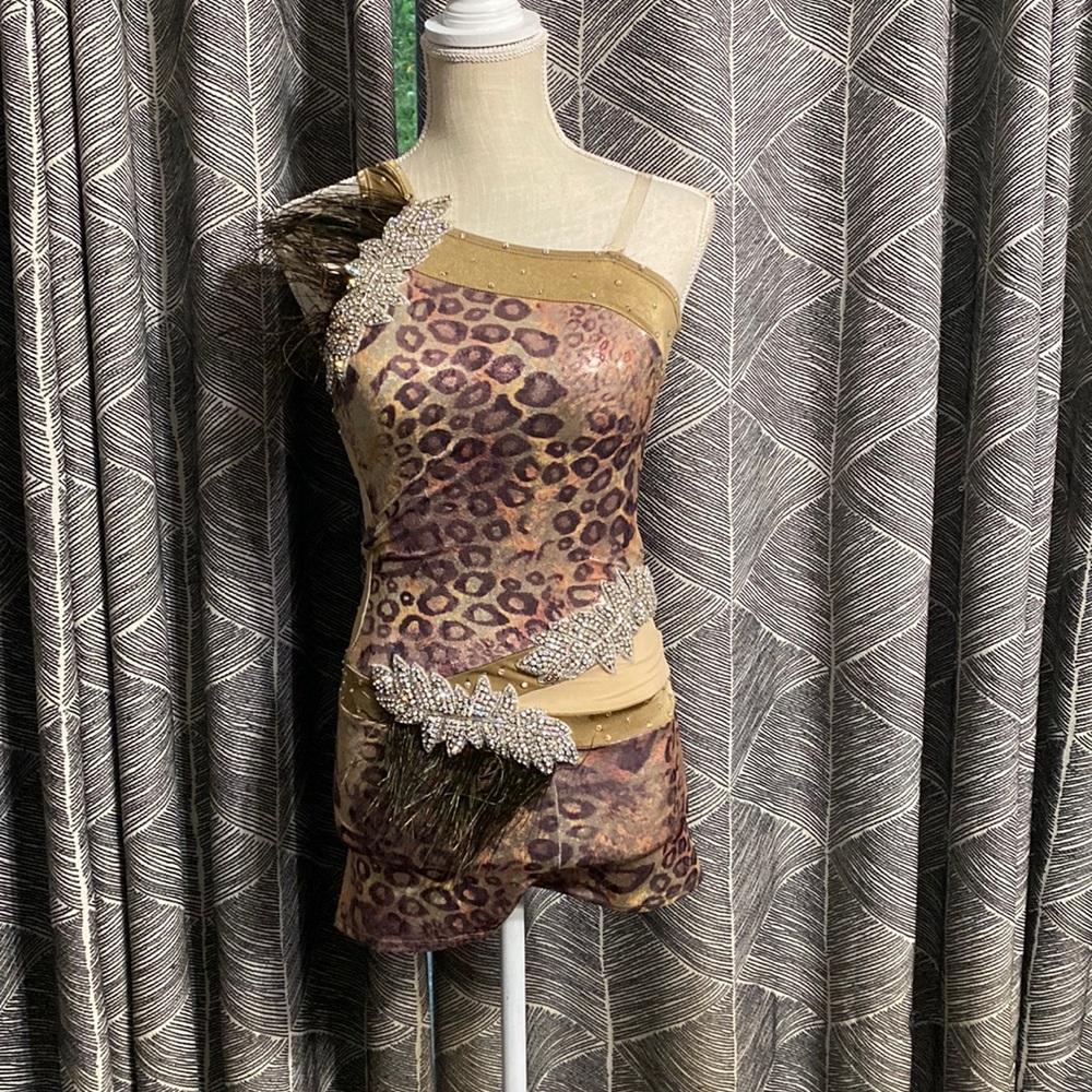 One piece dance costume